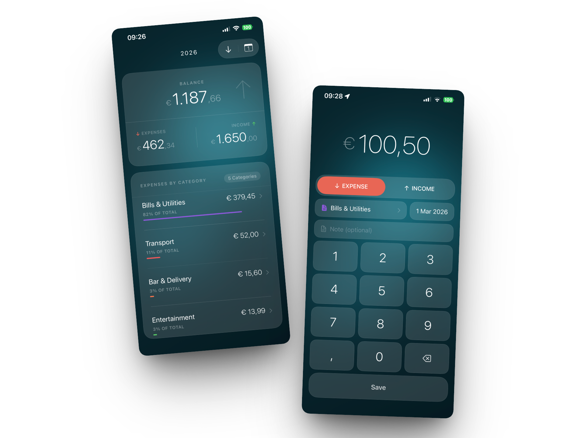 App screenshots